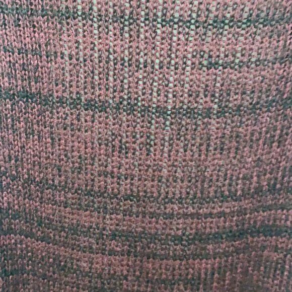 RUE21 Medium Long Open Front Cardigan Vest Burgundy & Black - Picture 5 of 13